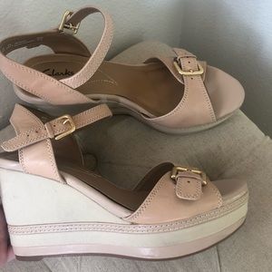 Clark’s wedge sandals